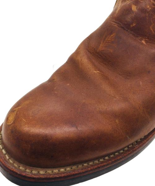 CHIPPEWA（チペワ）CHIPPEWA (チペワ) サイドゴアブーツ ブラウン サイズ:8Dの古着・服飾アイテム