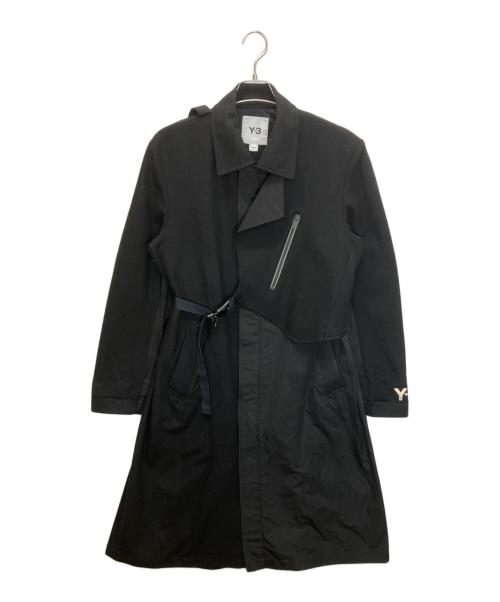 Y-3（ワイスリー）Y-3 (ワイスリー) GK4383　M CH1 WOOL FLANNEL COAT ブラック サイズ:Sの古着・服飾アイテム