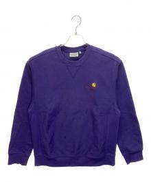 Carhartt WIP（カーハート ワークインプログレス）の古着「クルーネックスウェット」｜パープル