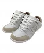 Sangacioサンガッチョ）の古着「ローカットスニーカー」｜ホワイト×グレー