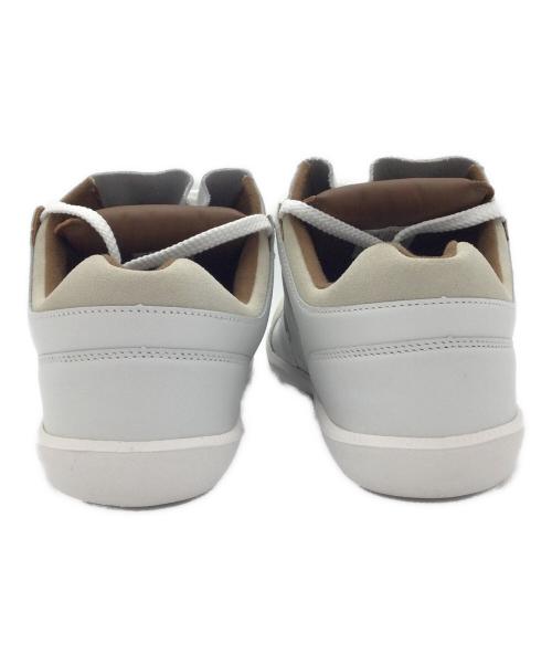 Sangacio（サンガッチョ）SANGACIO (サンガッチョ) ローカットスニーカー ホワイト×グレー サイズ:US10、UK9.5、EUR44、cm28の古着・服飾アイテム