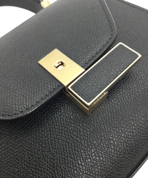 Valextra（ヴァレクストラ）Valextra (ヴァレクストラ) マイクロ イジィデ ブラックの古着・服飾アイテム