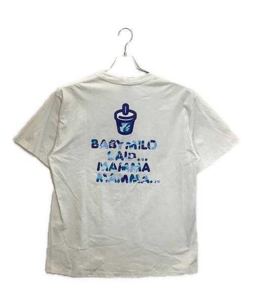 A BATHING APE（ア ベイシング エイプ）A BATHING APE (ア ベイシング エイプ) 半袖カットソー ホワイト サイズ:2XLの古着・服飾アイテム