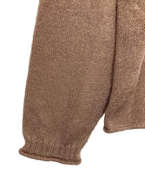 NUMBER (N)INE（ナンバーナイン）NUMBER (N)INE (ナンバーナイン) S24NK004 薄手ニット ブラウン サイズ:4の古着・服飾アイテム
