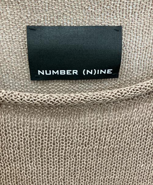 NUMBER (N)INE（ナンバーナイン）NUMBER (N)INE (ナンバーナイン) S24NK004 薄手ニット ブラウン サイズ:4の古着・服飾アイテム