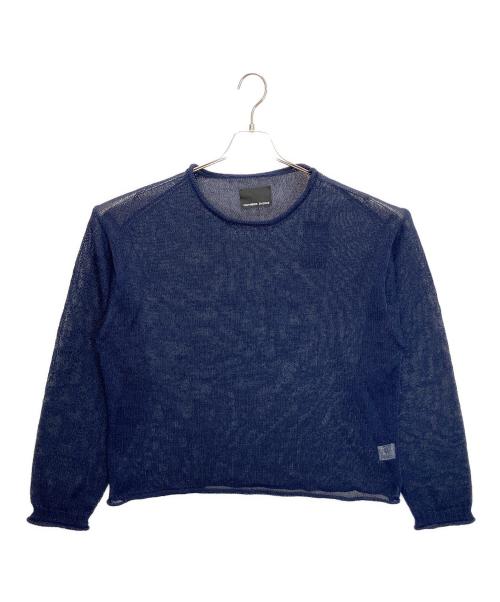 NUMBER (N)INE（ナンバーナイン）NUMBER (N)INE (ナンバーナイン) S24NK004　薄手ニット ネイビー サイズ:4の古着・服飾アイテム