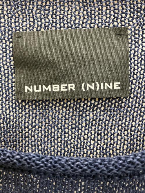 NUMBER (N)INE（ナンバーナイン）NUMBER (N)INE (ナンバーナイン) S24NK004　薄手ニット ネイビー サイズ:4の古着・服飾アイテム