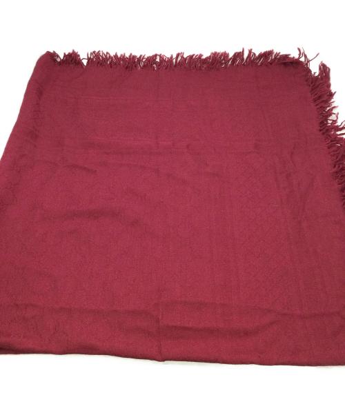 GUCCI（グッチ）GUCCI (グッチ) ストール ワインレッドの古着・服飾アイテム