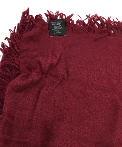 GUCCI（グッチ）GUCCI (グッチ) ストール ワインレッドの古着・服飾アイテム