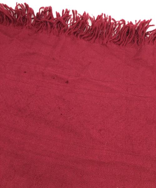 GUCCI（グッチ）GUCCI (グッチ) ストール ワインレッドの古着・服飾アイテム