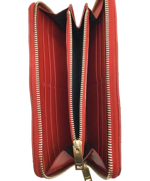 Saint Laurent Paris（サンローランパリ）Saint Laurent Paris (サンローランパリ) 長財布 レッドの古着・服飾アイテム