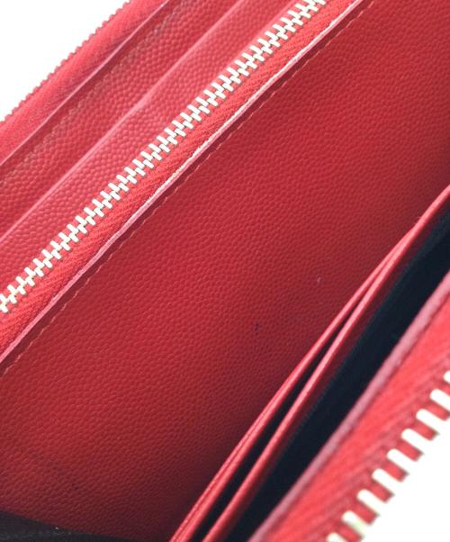 Saint Laurent Paris（サンローランパリ）Saint Laurent Paris (サンローランパリ) 長財布 レッドの古着・服飾アイテム