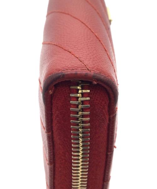 Saint Laurent Paris（サンローランパリ）Saint Laurent Paris (サンローランパリ) 長財布 レッドの古着・服飾アイテム