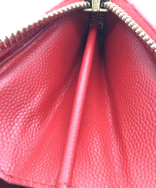 Saint Laurent Paris（サンローランパリ）Saint Laurent Paris (サンローランパリ) 長財布 レッドの古着・服飾アイテム