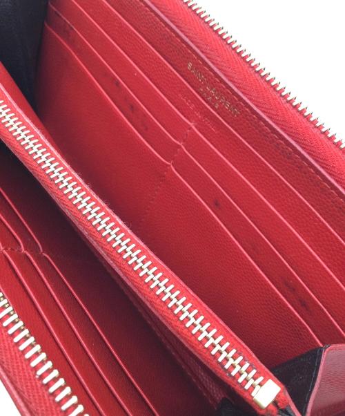 Saint Laurent Paris（サンローランパリ）Saint Laurent Paris (サンローランパリ) 長財布 レッドの古着・服飾アイテム