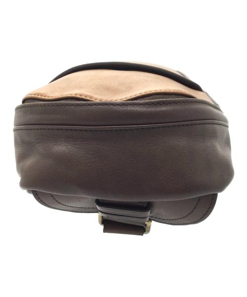 COACH（コーチ）COACH (コーチ) ワンショルダーバッグ ブラウン×ブラックの古着・服飾アイテム