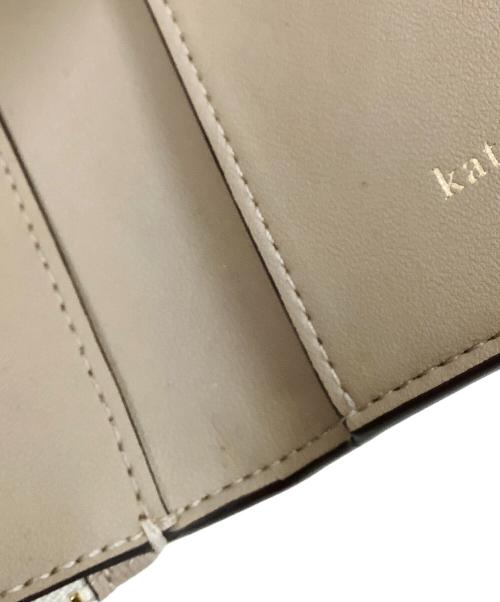 Kate Spade（ケイトスペード）Kate Spade (ケイトスペード) キーケース グレー×ブラウンの古着・服飾アイテム