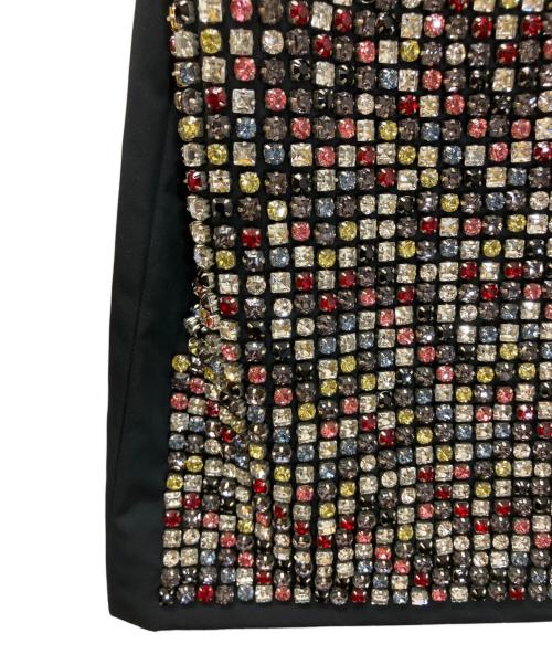 N°21（ヌメロヴェントゥーノ）N°21 (ヌメロヴェントゥーノ) 19SP-C064-5184　ストーン付きスカート ブラック サイズ:36の古着・服飾アイテム