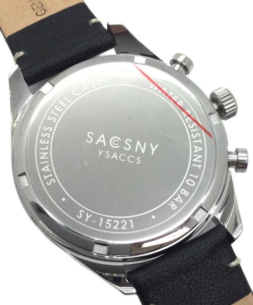 SACSNY（サクスニー）SACSNY (サクスニー) クロノグラフ ブラックの古着・服飾アイテム