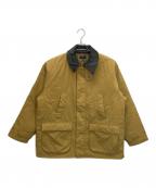 BEAMSビームス）の古着「11-19-0201-120　中綿 フィールドコート」｜カーキ×ブラック
