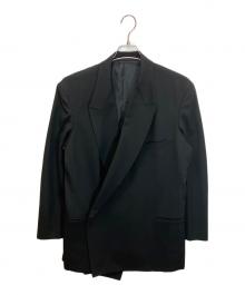 ISSEY MIYAKE（イッセイミヤケ）の古着「ME53-FD083　テーラードジャケット」｜ブラック