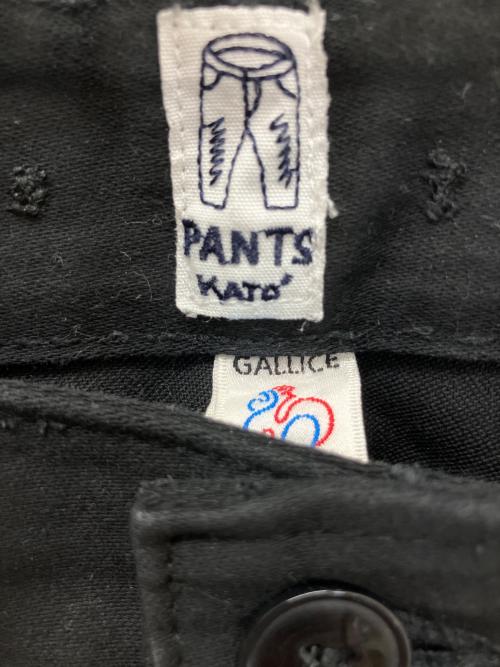 KATO'（カトー）KATO' (カトー) le travailleur gallice (ル・トラヴァイユール・ガリス) パンツ ブラック サイズ:3の古着・服飾アイテム