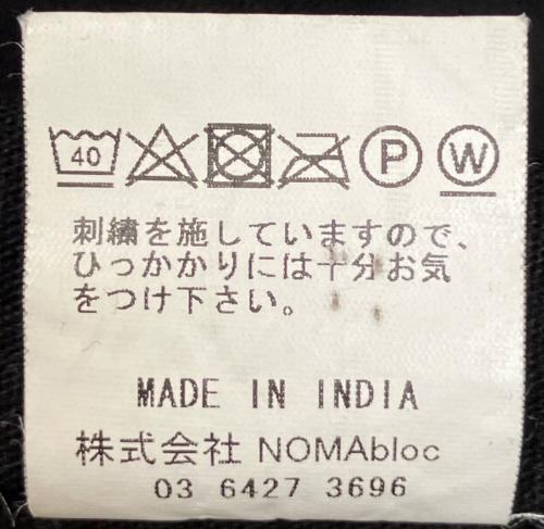 NOMA t.d.（ノーマティーディー）NOMA t.d. (ノーマティーディー) N28-EM02　コート ブラック サイズ:2の古着・服飾アイテム