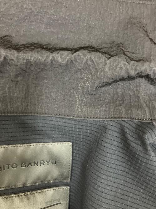 FUMITO GANRYU（フミトガンリュウ）FUMITO GANRYU (フミトガンリュウ) FU2-BL-01　ナイロンコーチジャケット ブラック サイズ:2の古着・服飾アイテム