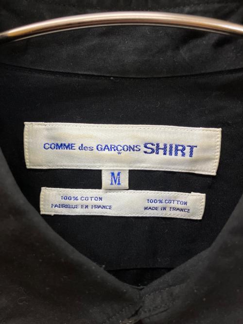 COMME des GARCONS SHIRT（コムデギャルソンシャツ）COMME des GARCONS SHIRT (コムデギャルソンシャツ) D-TK9210　長袖シャツ ブラック サイズ:Mの古着・服飾アイテム