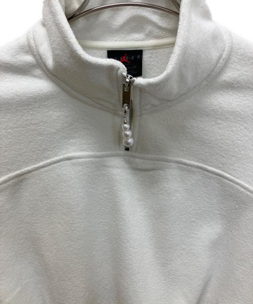JORDAN BRAND（ジョーダン ブランド）JORDAN BRAND (ジョーダン ブランド) HV0327-133　フライト フリース ウィメンズ クォータージップ トップ ホワイト サイズ:XSの古着・服飾アイテム