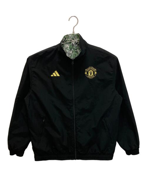 adidas（アディダス）adidas (アディダス) Manchester United (マンチェスターユナイテッド) THE STONE ROSES (ザ・ストーン・ローゼズ) IP9186　Anthem Jacket ブラック サイズ:3XLの古着・服飾アイテム