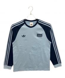 adidas×oasis（アディダス×オアシス）の古着「KT3427　ツアーオーバーサイズクルーネックスウェット」｜スカイブルー