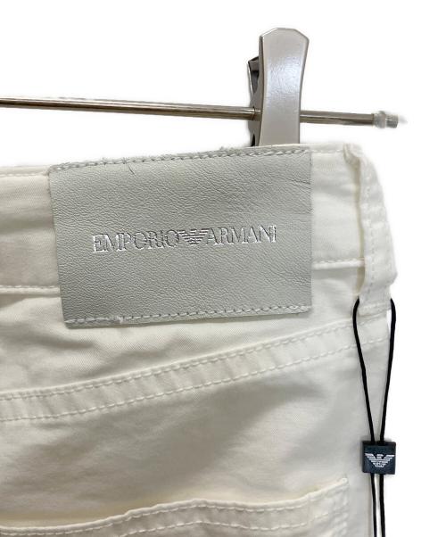 EMPORIO ARMANI（エンポリオ アルマーニ）EMPORIO ARMANI (エンポリオ アルマーニ) スキニーパンツ ホワイト サイズ:24の古着・服飾アイテム