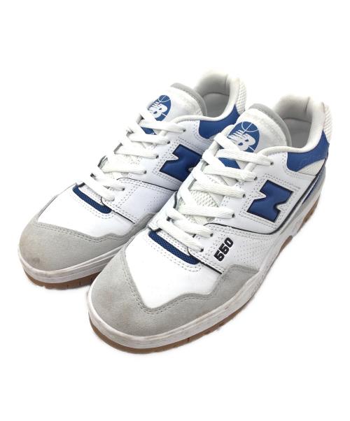 NEW BALANCE（ニューバランス）NEW BALANCE (ニューバランス) BB550ESA ブルー×ホワイト サイズ:US8、UK7.5、EU41.5、JPN26の古着・服飾アイテム