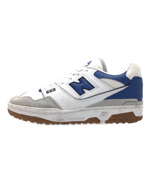 NEW BALANCE（ニューバランス）NEW BALANCE (ニューバランス) BB550ESA ブルー×ホワイト サイズ:US8、UK7.5、EU41.5、JPN26の古着・服飾アイテム