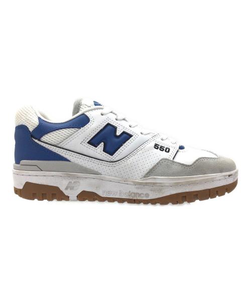 NEW BALANCE（ニューバランス）NEW BALANCE (ニューバランス) BB550ESA ブルー×ホワイト サイズ:US8、UK7.5、EU41.5、JPN26の古着・服飾アイテム