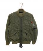 DIESELディーゼル）の古着「die-moe4-035　ブルゾン」｜オリーブ