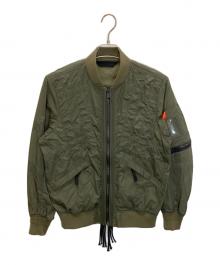 DIESEL（ディーゼル）の古着「die-moe4-035　ブルゾン」｜オリーブ