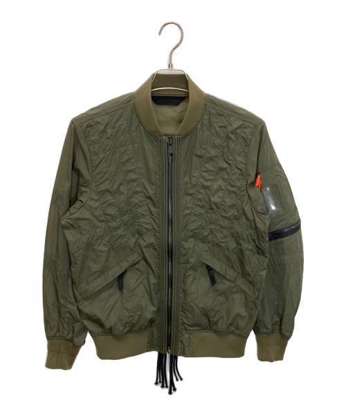 DIESEL（ディーゼル）DIESEL (ディーゼル) die-moe4-035　ブルゾン オリーブ サイズ:XSの古着・服飾アイテム