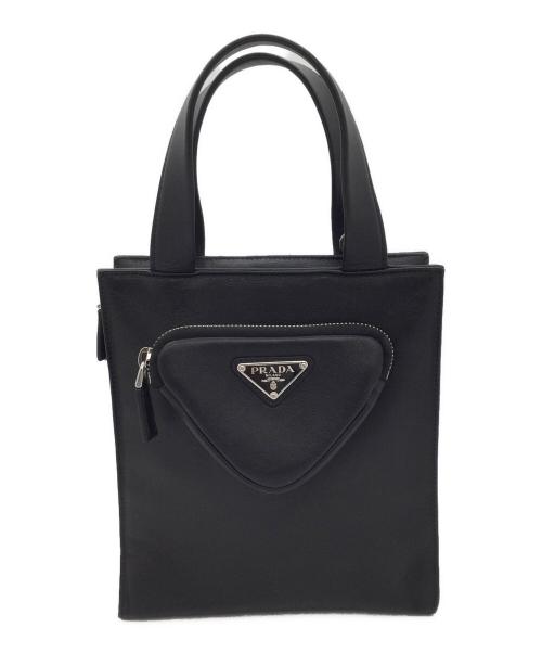 PRADA（プラダ）PRADA (プラダ) ハンドバッグ ブラックの古着・服飾アイテム