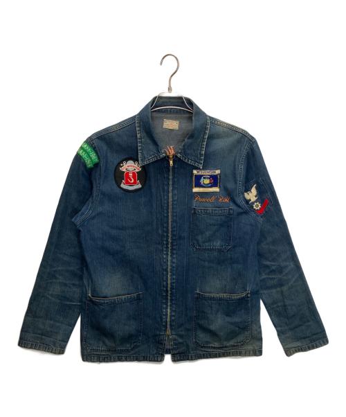 BUZZ RICKSON'S（バズリクソンズ）BUZZ RICKSON'S (バズリクソンズ) デニムカバーオール インディゴ サイズ:40の古着・服飾アイテム