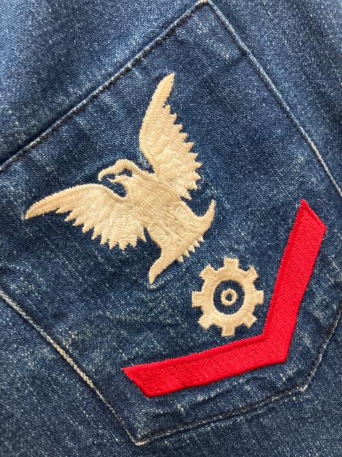 BUZZ RICKSON'S（バズリクソンズ）BUZZ RICKSON'S (バズリクソンズ) デニムカバーオール インディゴ サイズ:40の古着・服飾アイテム