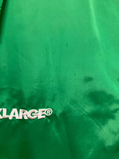 X-LARGE（エクストララージ）X-LARGE (エクストララージ) 01181504　コーチジャケット グリーン×ホワイト サイズ:Lの古着・服飾アイテム