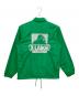 X-LARGE (エクストララージ) 01181504　コーチジャケット グリーン×ホワイト サイズ:L：4000円