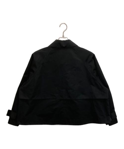 MARW UNITED ARROWS（マルゥ ユナイテッドアローズ）MARW UNITED ARROWS (マルゥ ユナイテッドアローズ) 9125-604-0047　ショートトレンチコート ブラック サイズ:38の古着・服飾アイテム