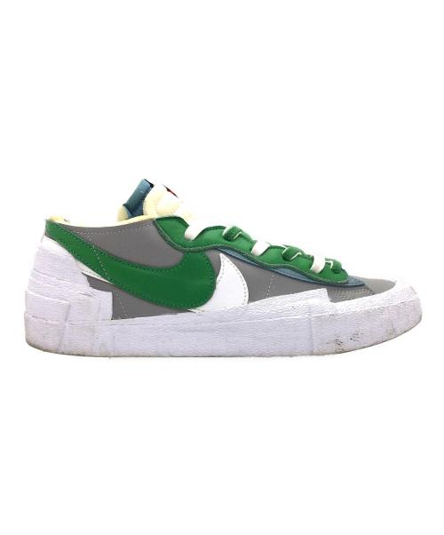 sacai（サカイ）sacai (サカイ) NIKE (ナイキ) Blazer Low ホワイト×グリーン サイズ:US10.5、UK9.5、EU44.5、CM28.5、BR42.5、CN285(2.5)の古着・服飾アイテム