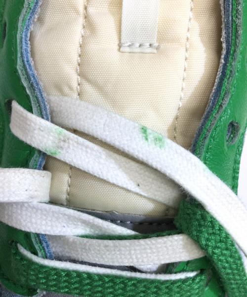sacai（サカイ）sacai (サカイ) NIKE (ナイキ) Blazer Low ホワイト×グリーン サイズ:US10.5、UK9.5、EU44.5、CM28.5、BR42.5、CN285(2.5)の古着・服飾アイテム