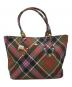 Vivienne Westwood（ヴィヴィアンウエストウッド）の古着「PVCチェックトートバッグ」｜マルチカラー