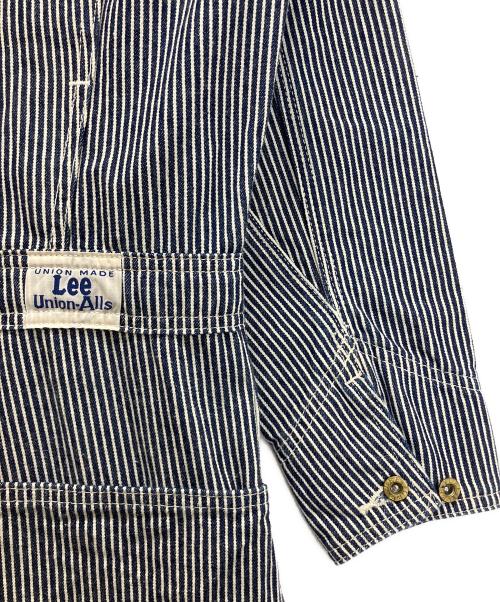 LEE（リー）LEE (リー) LM7213　DUNGAREES UNION-ALLS ホワイト×ネイビー サイズ:XSの古着・服飾アイテム