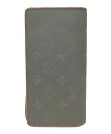 LOUIS VUITTON（ルイ ヴィトン）の古着「長財布」｜グレー×ブラウン